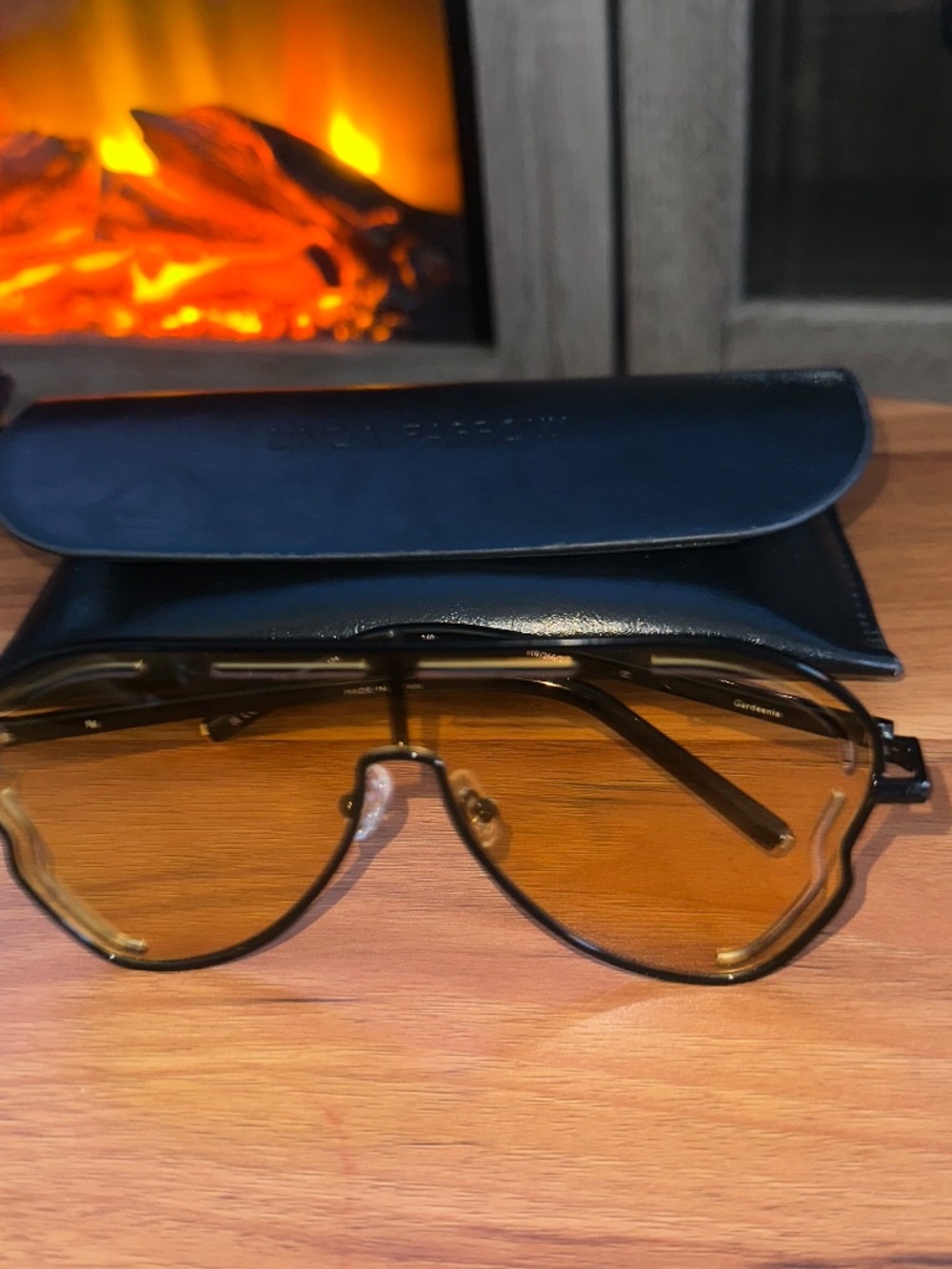 Kika Gardenia Sunglasses in Gold